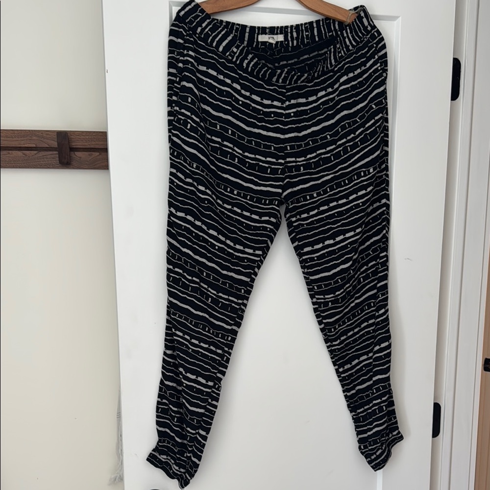Vans Black & White Viscose Joggers